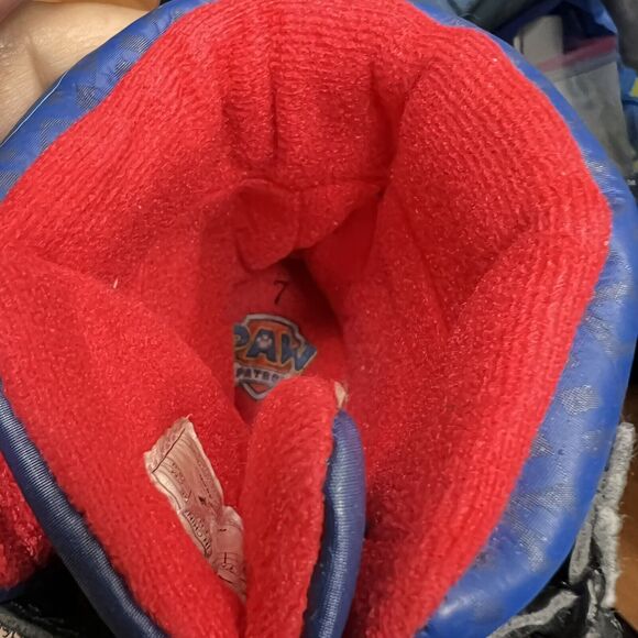 PAW Patrol Big Boy Winter Light Up Boots Size 7 - Picture 7 of 8